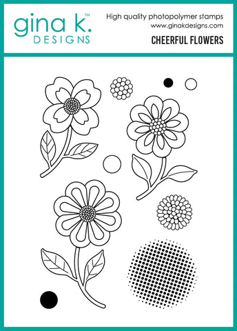 Cheerful Flowers Stamp Set