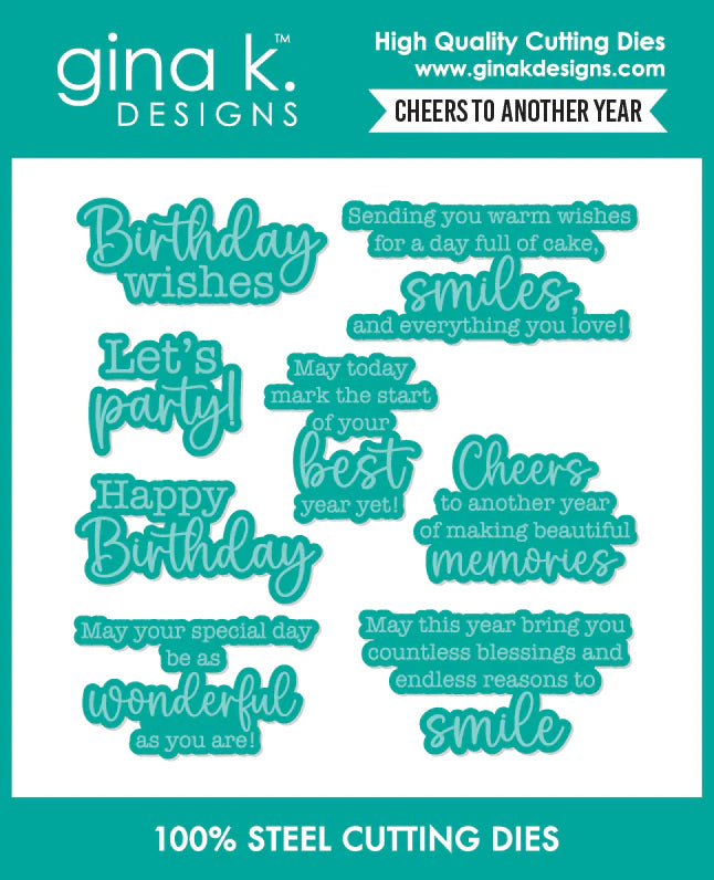 Cheers to Another Year Die Set