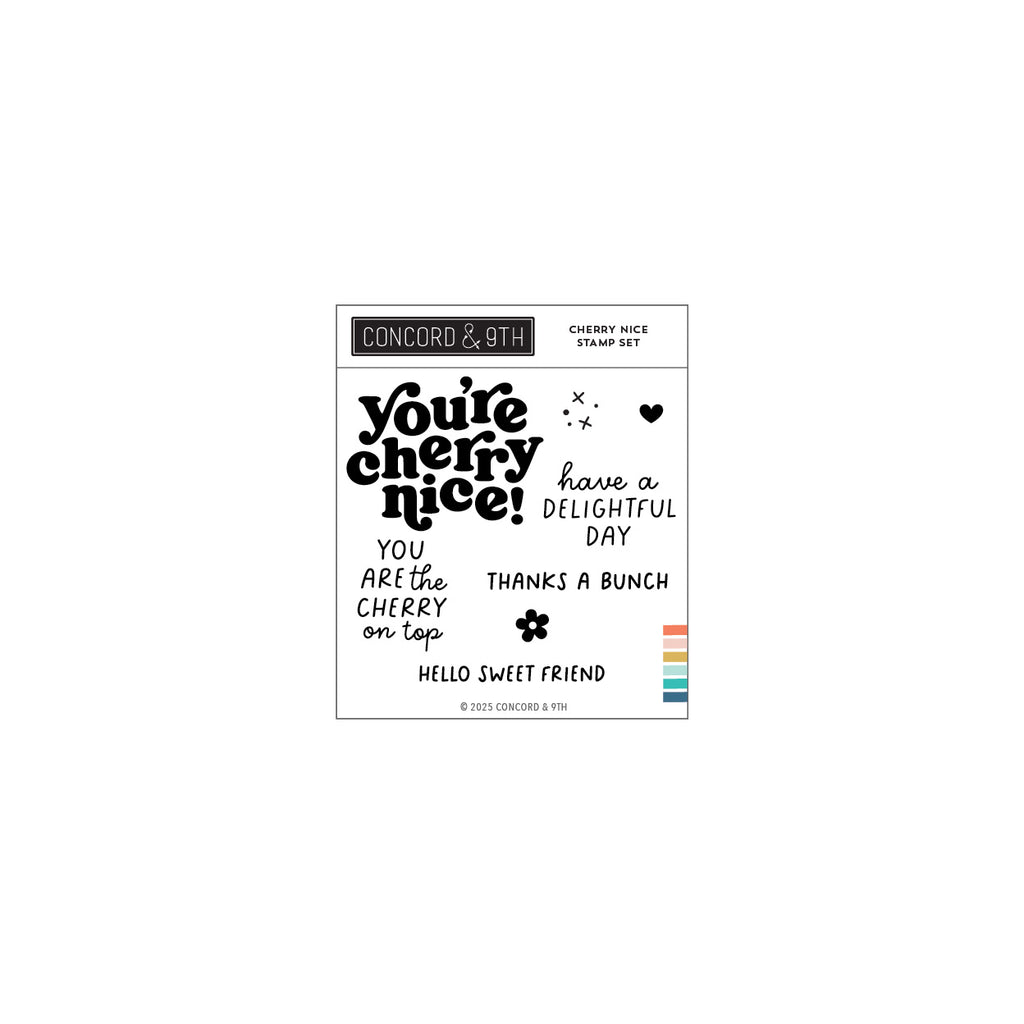 Cherry Nice Stamp Set (4 x 4)