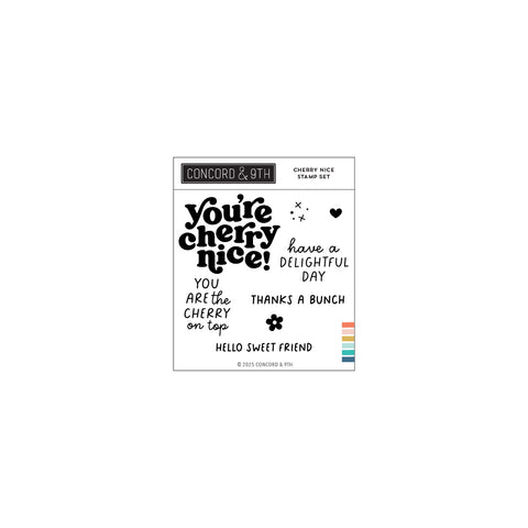 Cherry Nice Stamp Set (4 x 4)