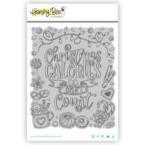 Christmas Calories Background 5x6 Stamp Set