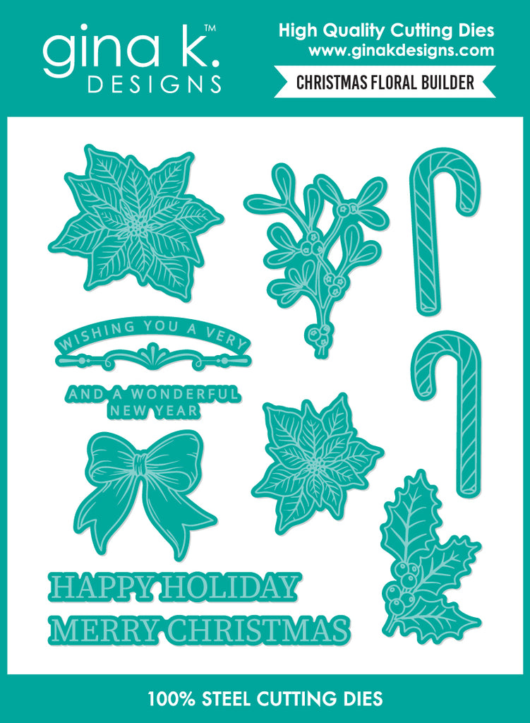 Christmas Floral Builder Die Set