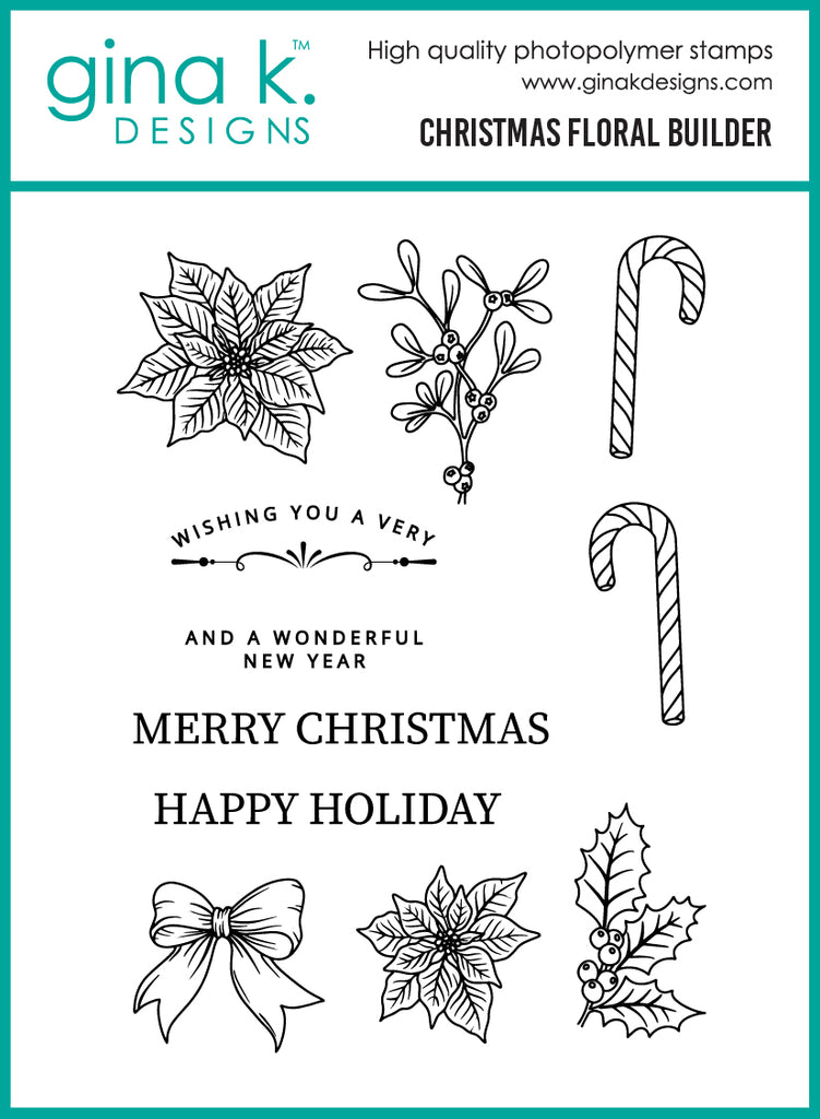 Christmas Floral Builder Stamp Set