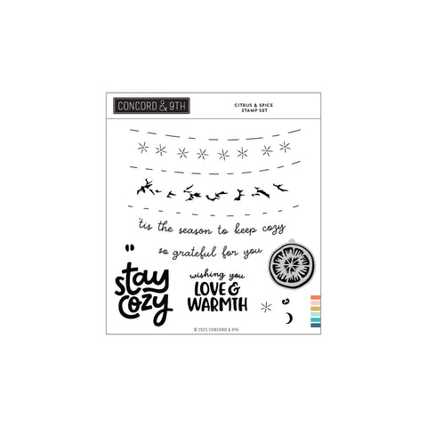 Citrus & Spice Stamp Set (6 x 6)