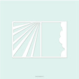 Clear Skies Stencil (1 qty; 6 x 9)