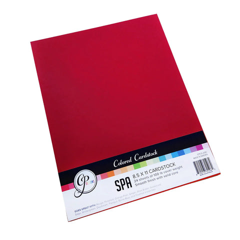 Spa Mix Colored Cardstock (pack of 2 each 24 sheets)