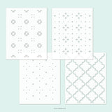 Cottage Charm Stencil Pack (4 qty; 4.75 x 6)