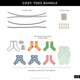Cozy Toes Stamp Set (4 x 8)