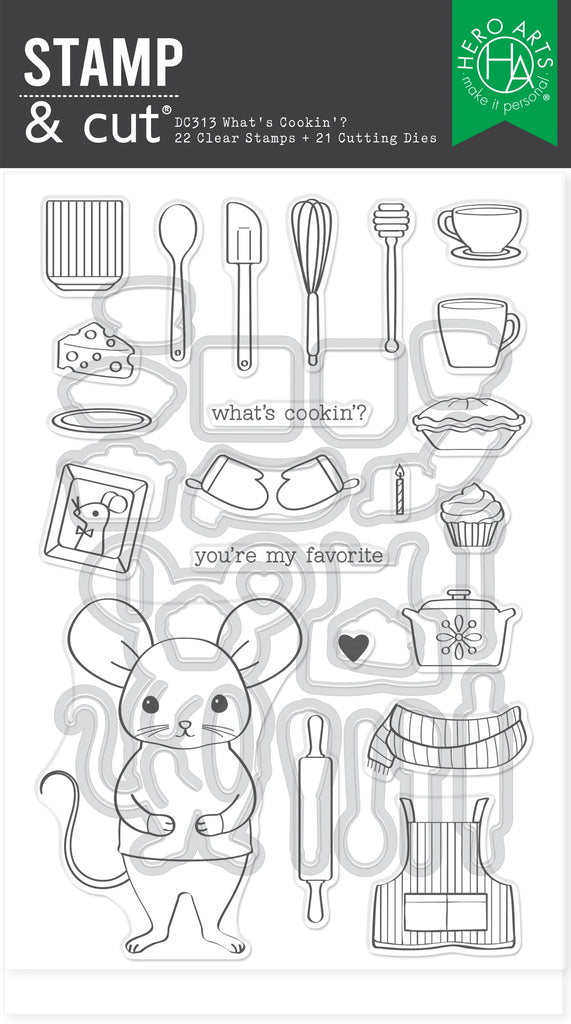 What's Cookin'?  Stamp & Cut Set