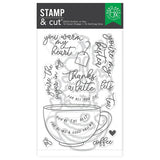 Coffee or Tea Stamp & Cut