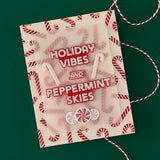 Hero Arts Candy Cane Toss Up Stencil from the Candy Cane Season Collection