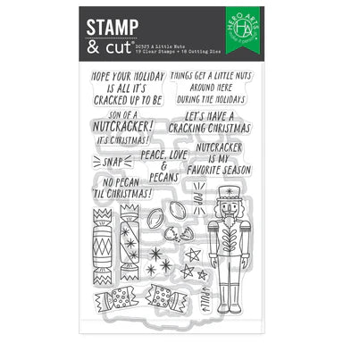 Hero Arts A Little Nuts Stamp & Cut Set from the Crackin' Christmas Collection