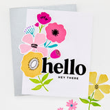 Hero Arts Abstract Floral Stamp & Cut 