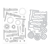 Hero Arts Unbelievably Awesome Banners Stamp & Cut