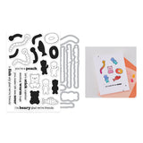 Hero Arts Let's Stick Together Stamp & Cut by Hero Arts + Carly Tee