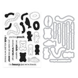 Hero Arts Let's Stick Together Stamp & Cut by Hero Arts + Carly Tee
