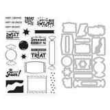 Candy Wrappers Stamp & Cut by Carly Tee