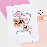 Candy Wrappers Stamp & Cut by Carly Tee