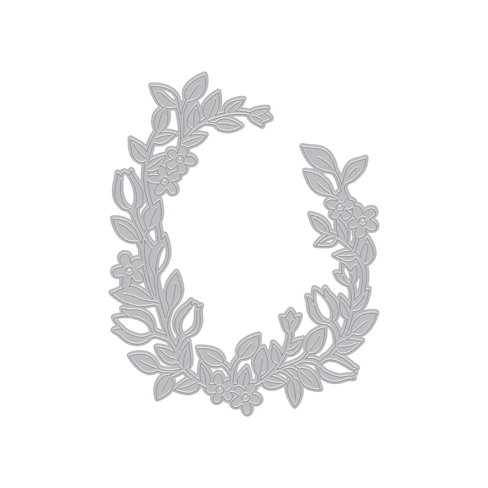 Floral Wreath Fancy Die (E)