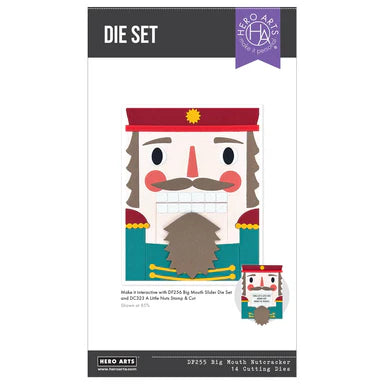 Hero Arts Big Mouth Nutcracker Etched Dies from the Crackin' Christmas Collection