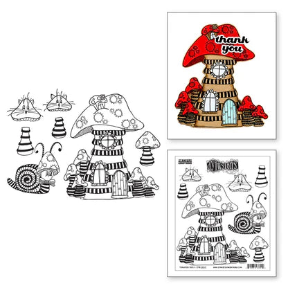 Toadstool Tales Cling Stamps from Stamps & Dies by Dyan Reaveley