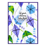 Flying Kites 3D Folder and Stencil Bundle from the Sky's the Limit Collection by Simon Hurley