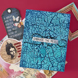 Crackle Paint 3D Embossing Folder from the Beautifully Imperfect Collection