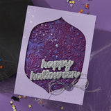 Damask 3D Embossing Folder from the Spooktacular Collection by Simon Hurley