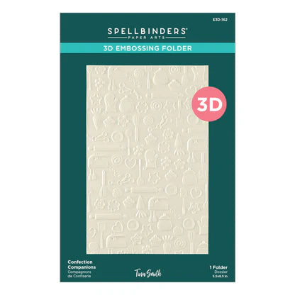 Confection Companions 3D Embossing Folder by Tina Smith