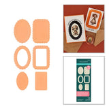Scalloped Frames 3D Emboss & Cut Folder