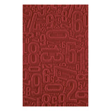 Number Field 3D Embossing Folder by Esther Glas