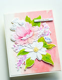 Breezy Bouquet clear stamp and die set