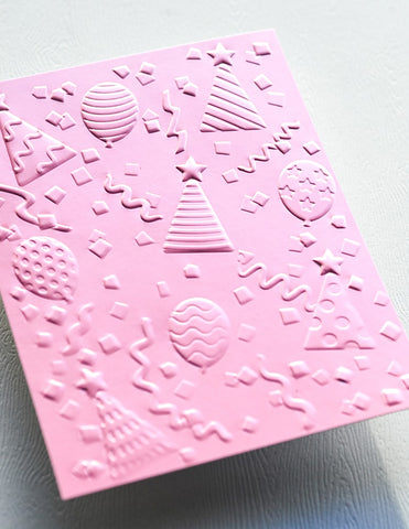 Party Time 3D Embossing Folder and Dies