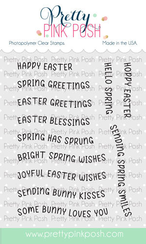 Easter Banner Greetings Stamp Set