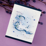 Floral & and Sentiment Press Plate from the Every Occasion Floral Alphabet Collection