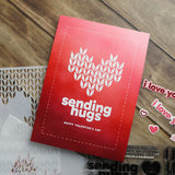 Knit With Love Stencil Pack (2 qty; 6 x 6)