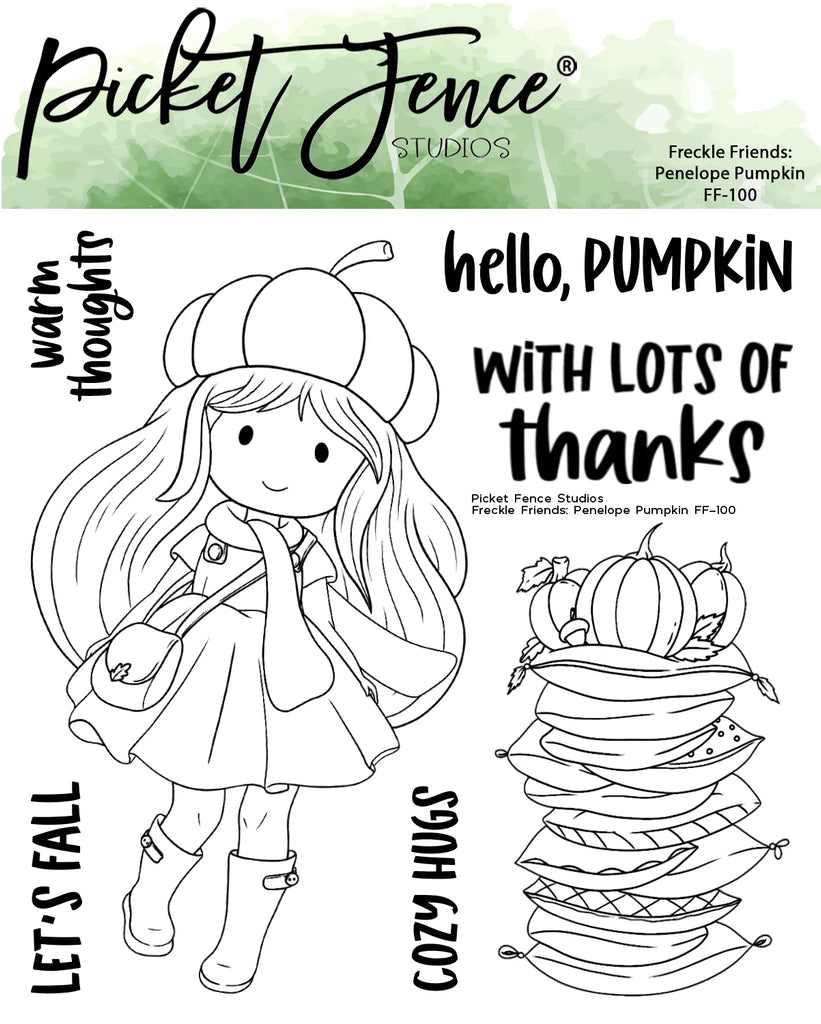 Freckle Friends: Penelope Pumpkin 4x4