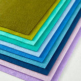 Merino Wool Felt Sheets - Cool Collection