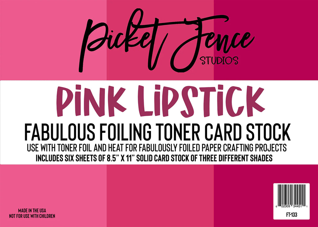 Fabulous Foiling Toner Card Stock - Pink Lipstick