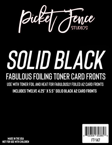 Fabulous Foiling Toner A2 Card Fronts (12 pk)-Solid Black