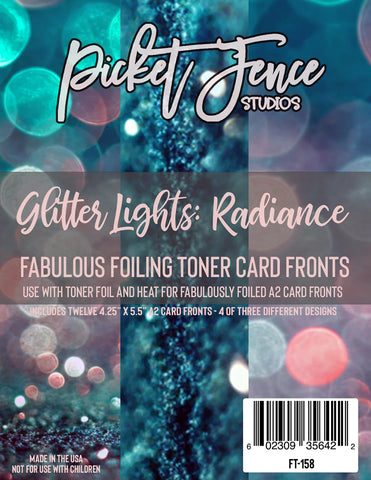 Fabulous Foiling Toner A2 Card Fronts (12 pk)-Glitter Lights: Radiance