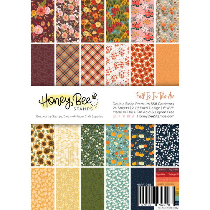 Fall Is In The Air Paper Pad 6x8.5 - 24 Double Sided Sheets