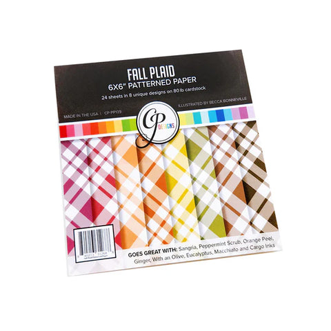 Fall Plaid Patterned Paper