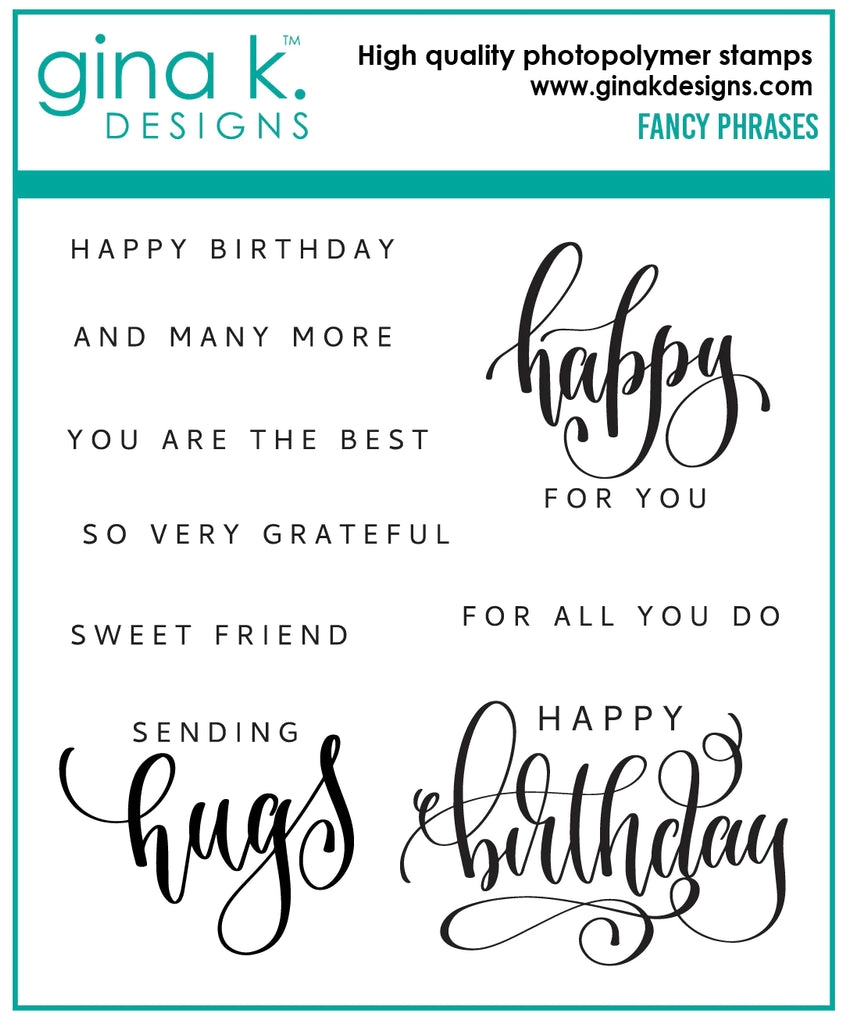 Fancy Phrases Stamp Set