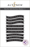 One-Go: Solid Sentiment Banners