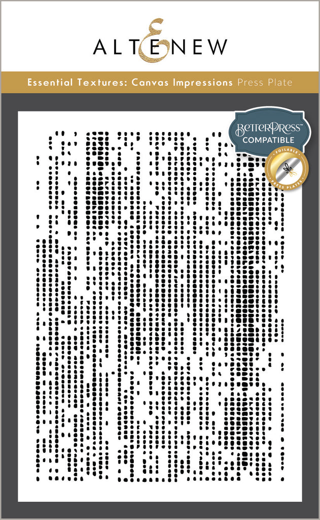 Essential Textures: Canvas Impressions Press Plate