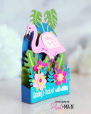 Flamingo Pop Up Card Dies