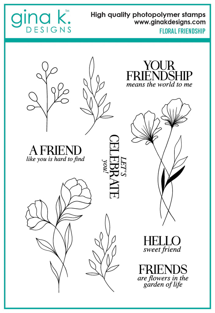 Floral Friendship Stamps