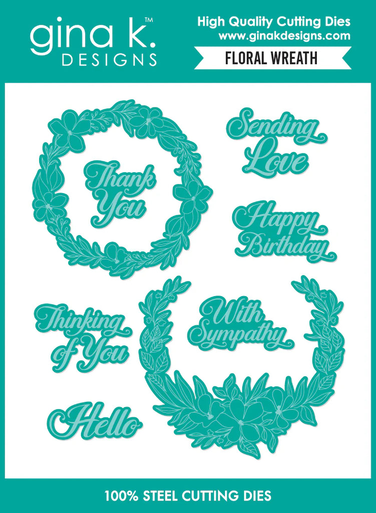 Floral Wreath Die Set