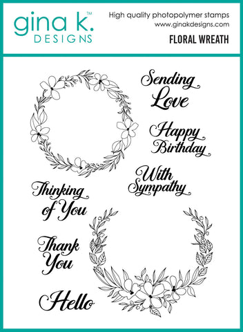 Floral Wreath Stamp Set